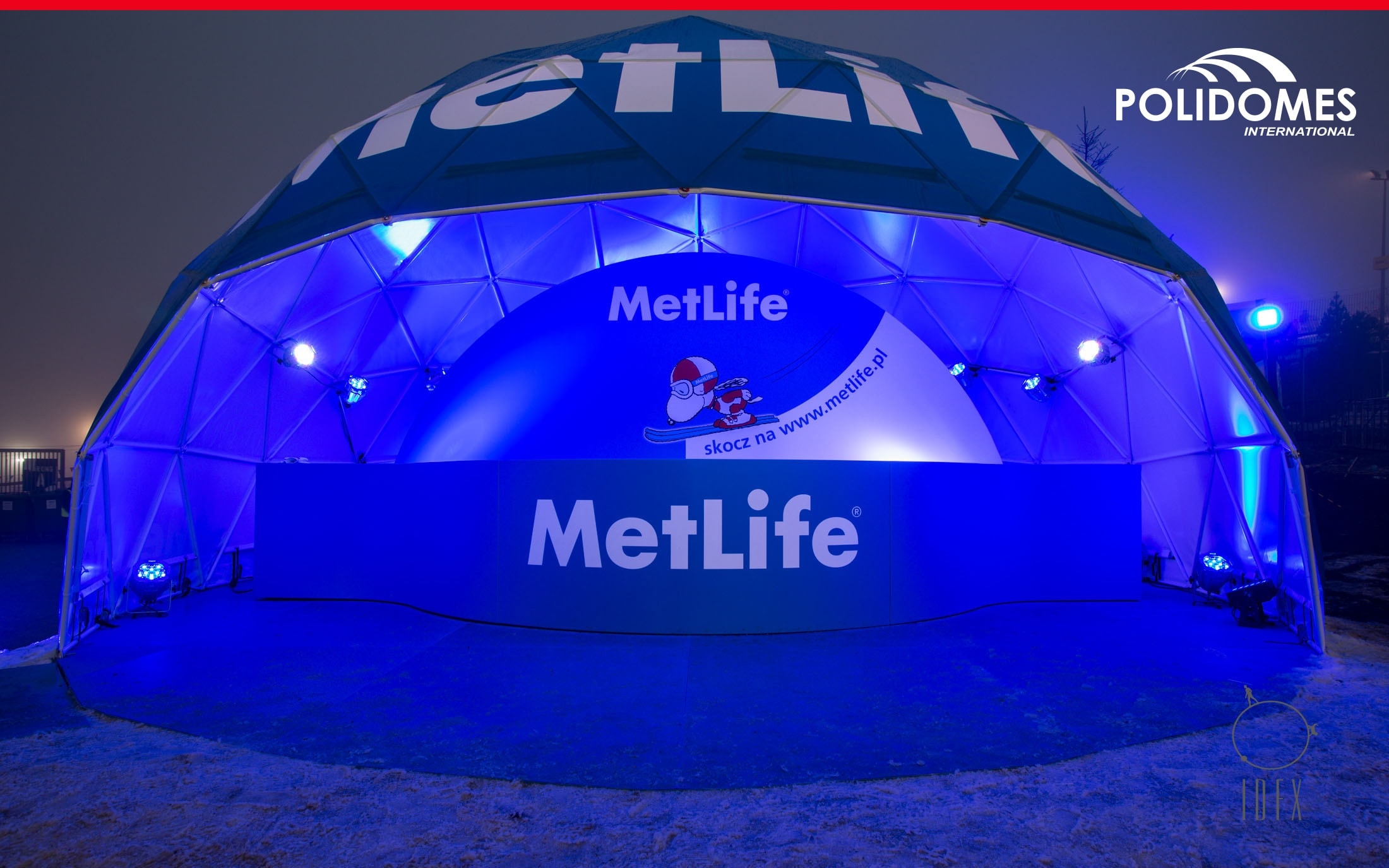MetLife Corporate Kuppelzelt für MetLife