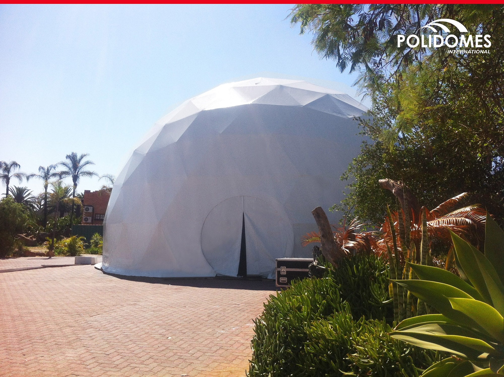 Voll deckend, große Kuppel Marquee in Südafrika von Polidomes gemacht
